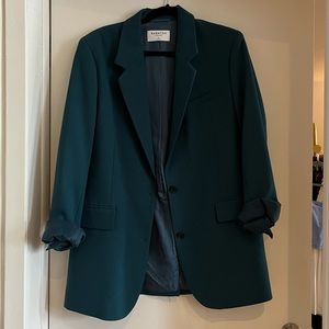 Aritzia Babaton Agency Blazer Herbage Green, Size Medium